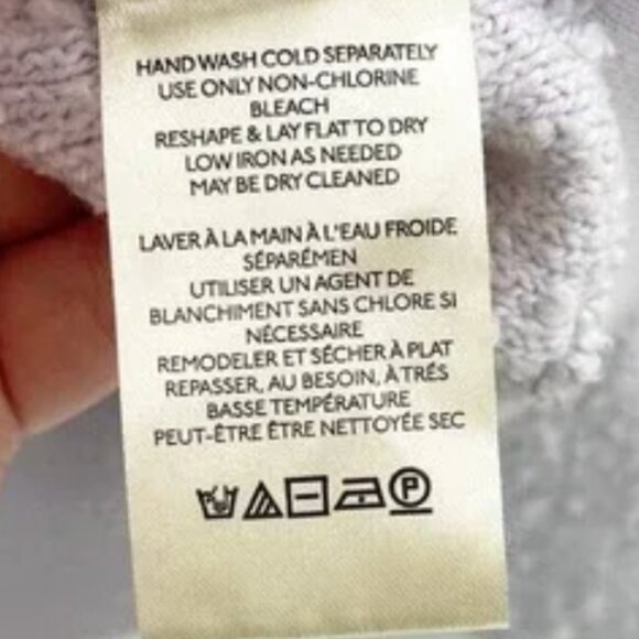 Free People Found My Friend Boucle Knit Sweater Lilac Purple S Raglan Balloon - Picture 6 of 10